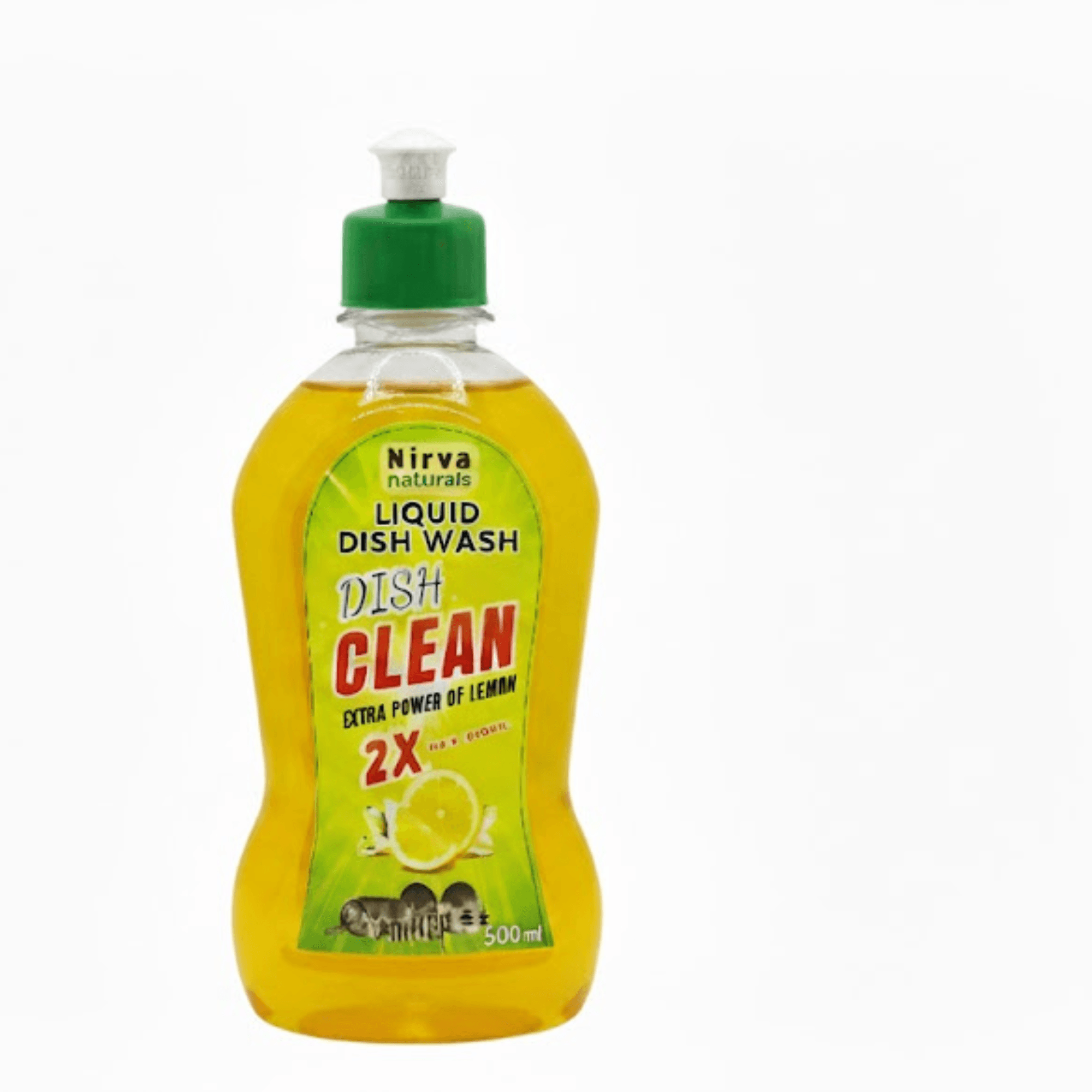 Nirva Dishwash Lemon 500ml - Nirva/Niva Liquid Dishwash Lemon 500 ml is a concentrated dishwashing liquid formulated to remove grease, oil, food stains, and odours from utensils. Its lemon-based cleaning formula helps cut through stubborn oily residue while leaving a fresh citrus fragrance. The liquid rinses easily, is suitable for everyday kitchenware, and is generally designed to be gentle on hands when used as directed.